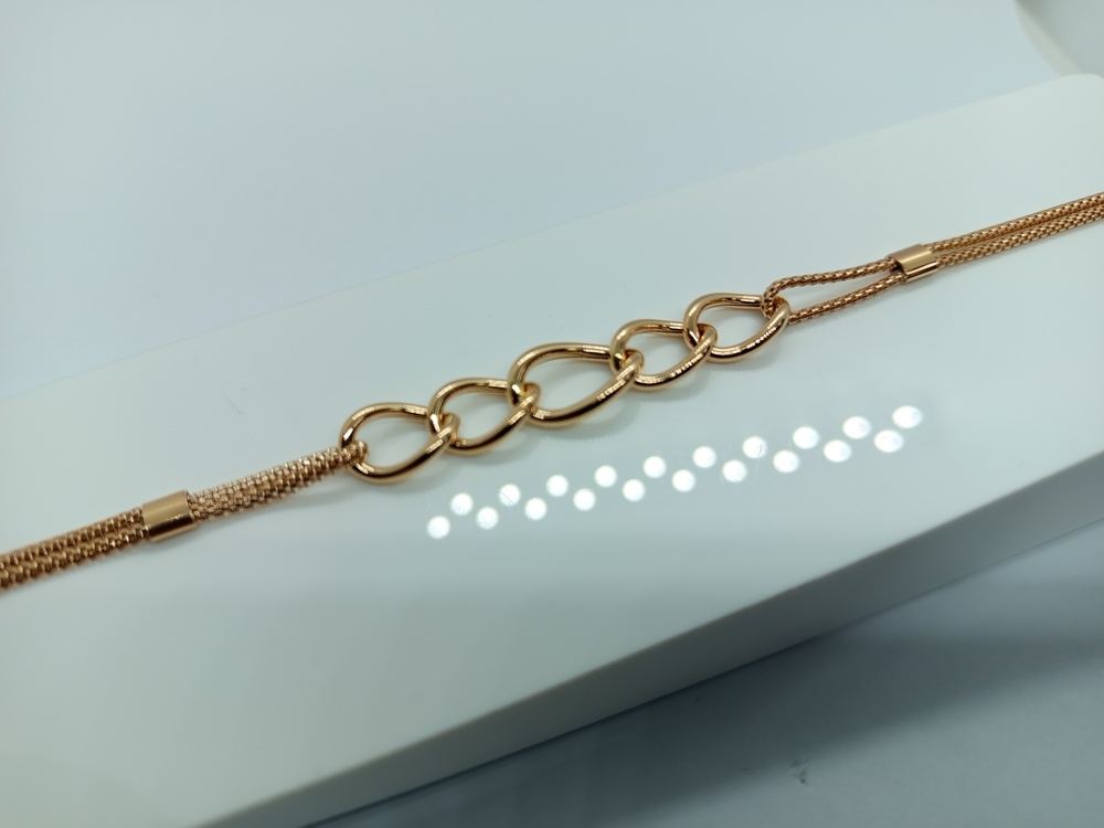 Т-1449 БРАСЛЕТ БЕЗ КАМНЯ (Au 585)