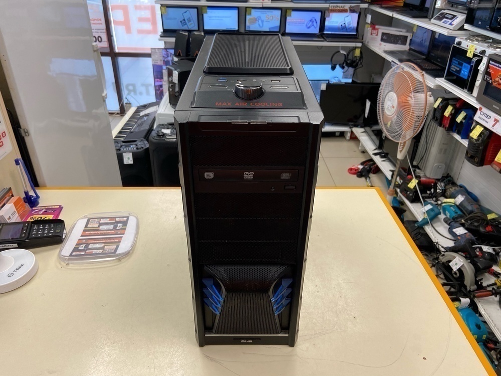 Системный блок DNS; Ryzen 5 1600, GeForce GTX 1050 Ti, 16 Гб, 750 Гб, Нет