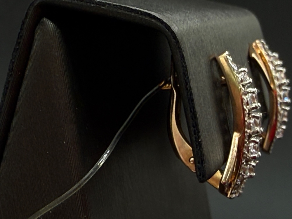 СЕРЬГИ С КАМНЯМИ (Au 585)