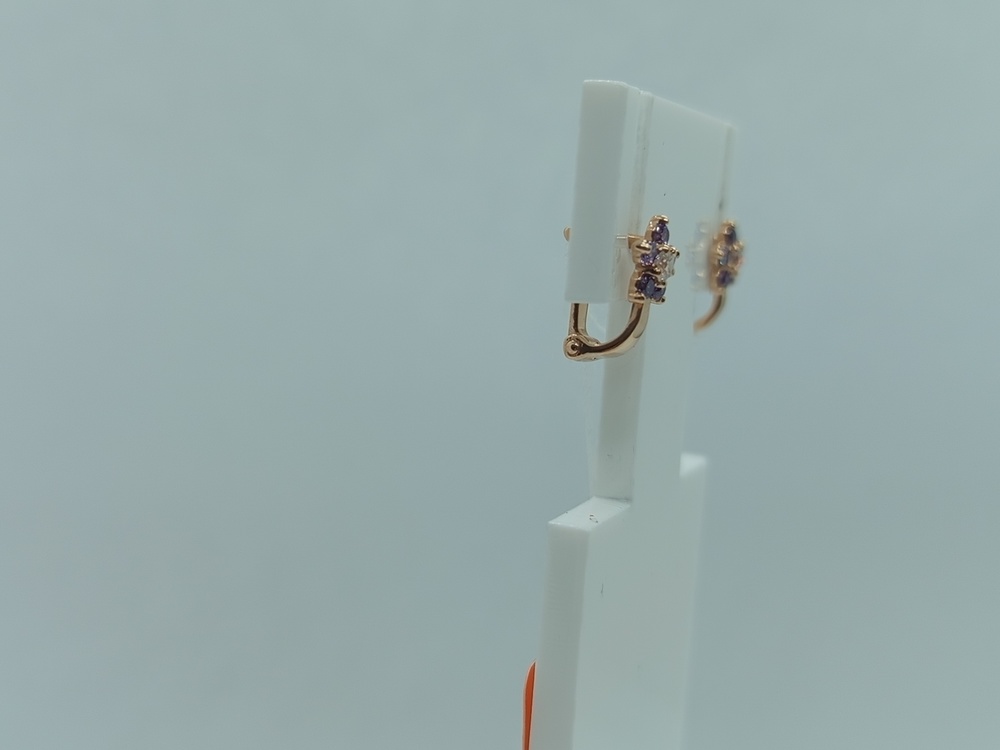 СЕРЬГИ С КАМНЯМИ (Au 585)