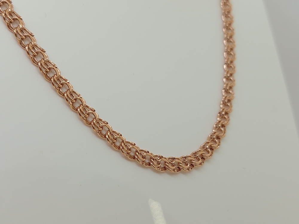 ЦЕПЬ ПУСТОТЕЛАЯ Бисмарк (Au 585)