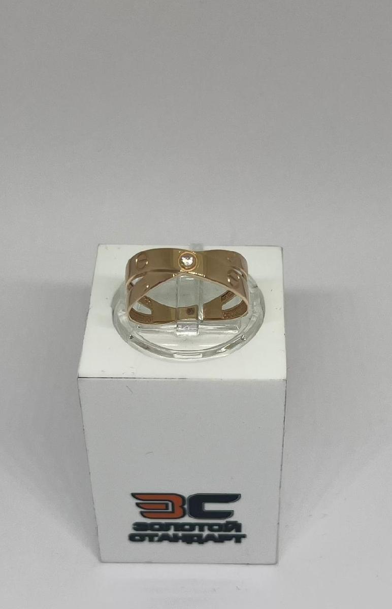 КОЛКМ585 КОЛЬЦО С КАМНЕМ (Au 585)