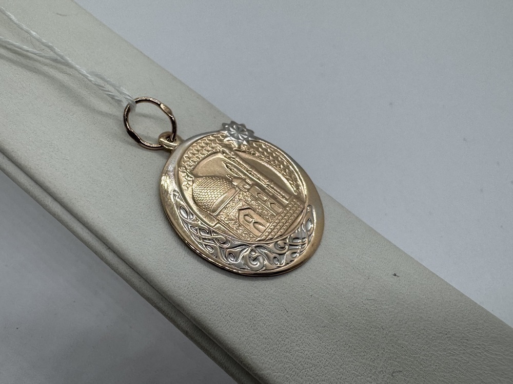 ПОДВЕСКА МЕЧЕТЬ БЕЗ КАМНЯ (Au 585)