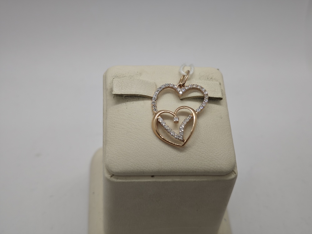 ПОДВЕСКА С КАМНЯМИ (Au 585)