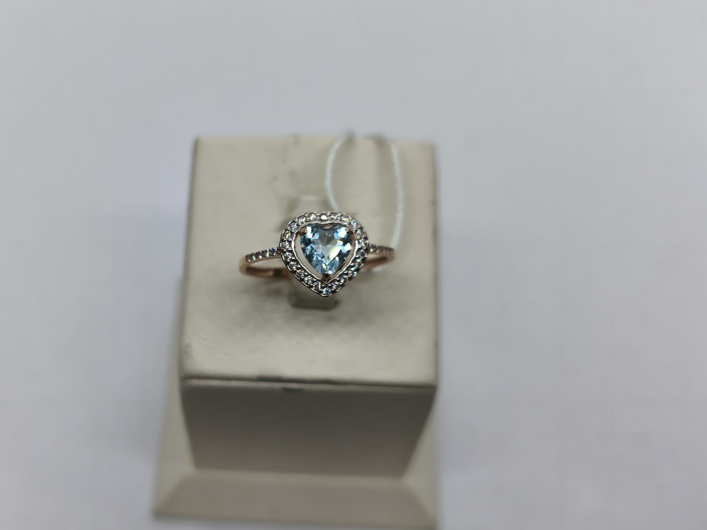 КОЛЬЦО С КАМНЯМИ (Au 375)