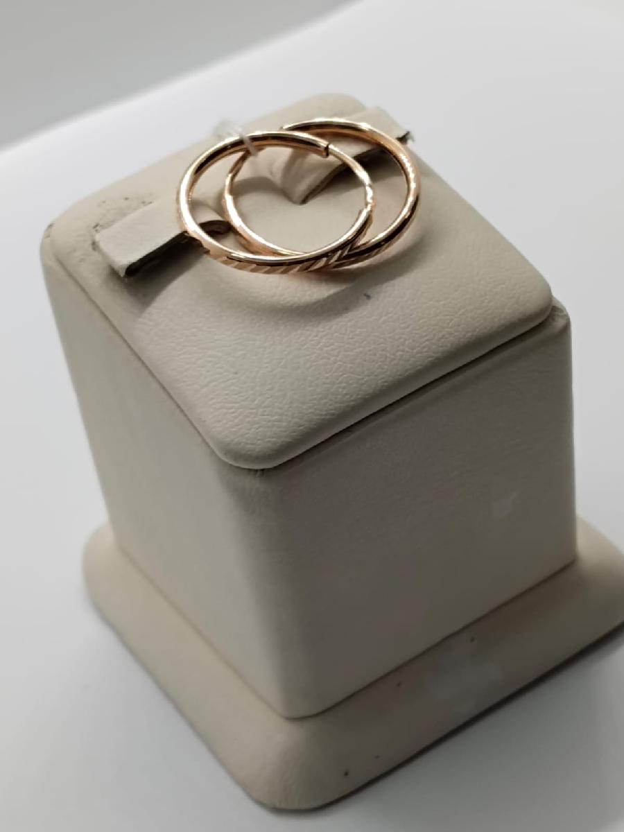 А 021004 СЕРЬГИ КОНГО (Au 585)