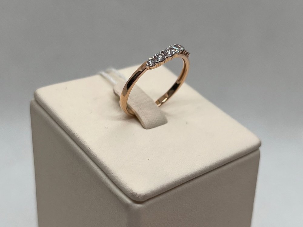 КОЛЬЦО С КАМНЯМИ (Au 585)