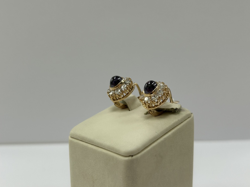 СЕРЬГИ С КАМНЯМИ (Au 585)