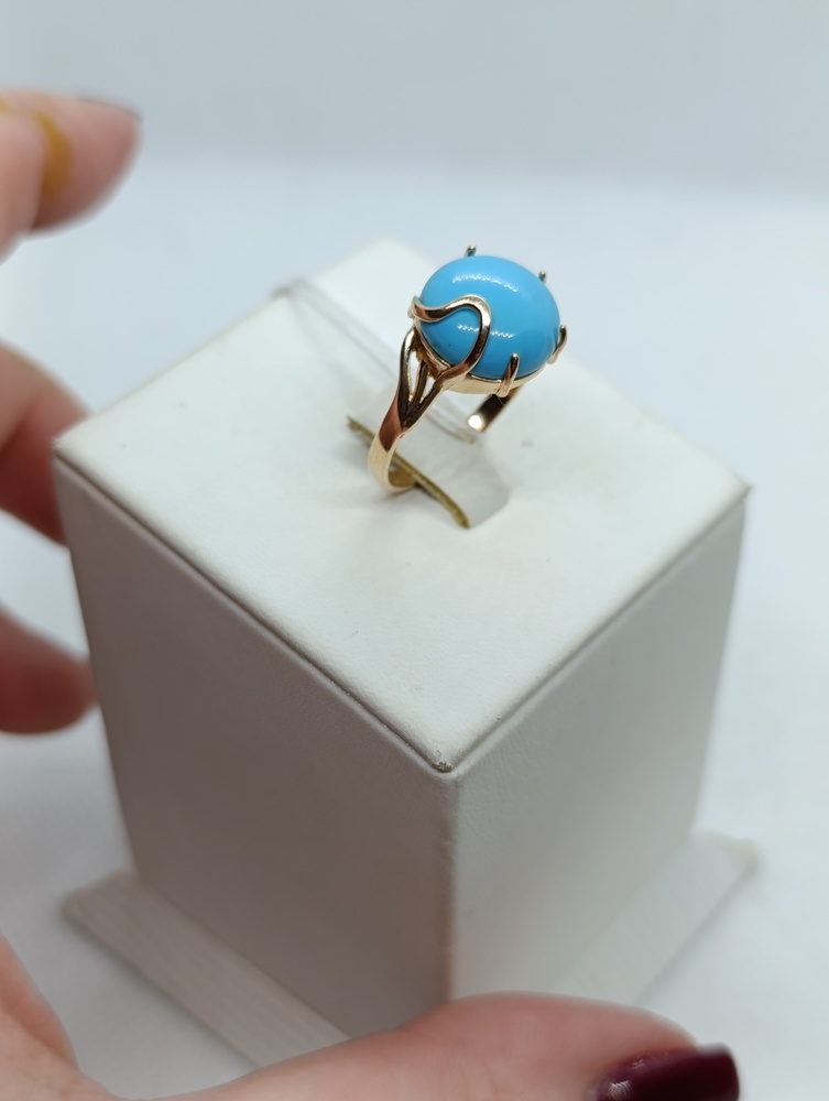 КОЛЬЦО С КАМНЕМ (Au 585)