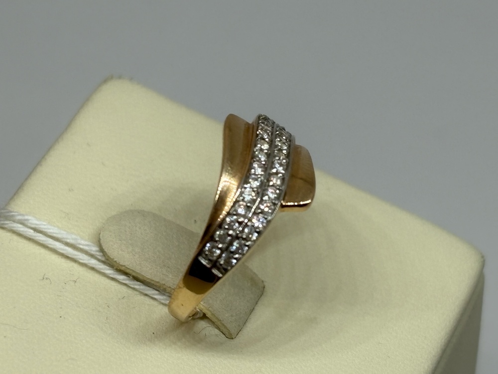 КОЛКМИ585 КОЛЬЦО С КАМНЯМИ (Au 585)