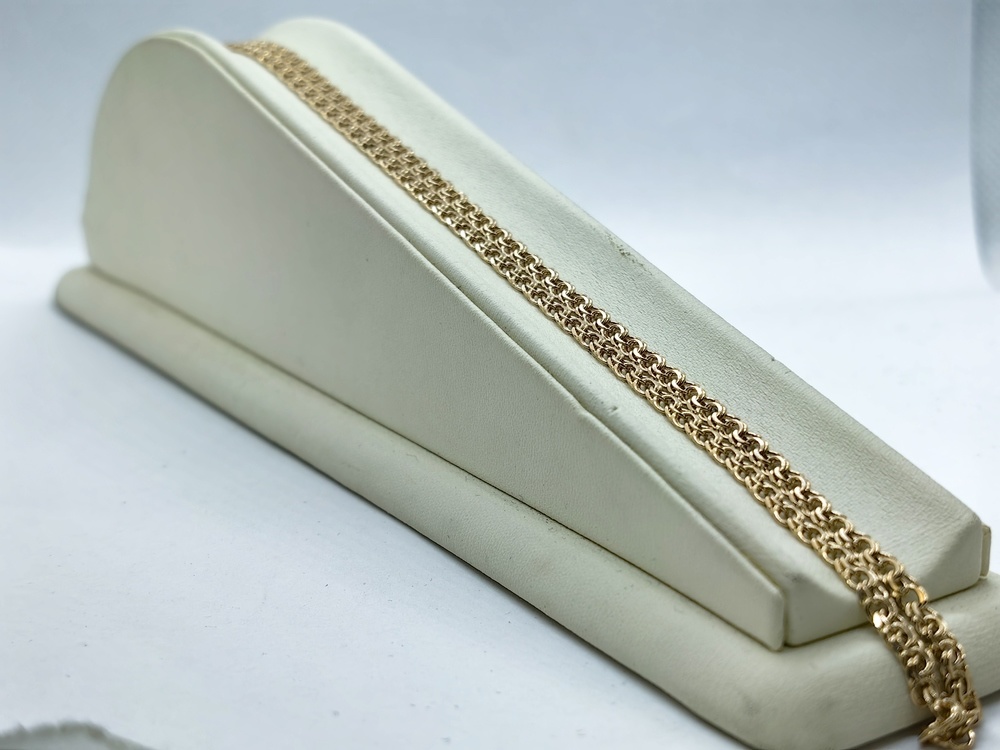 ЦЕПЬ ПОЛНОВЕСНАЯ Бисмарк (Au 585)