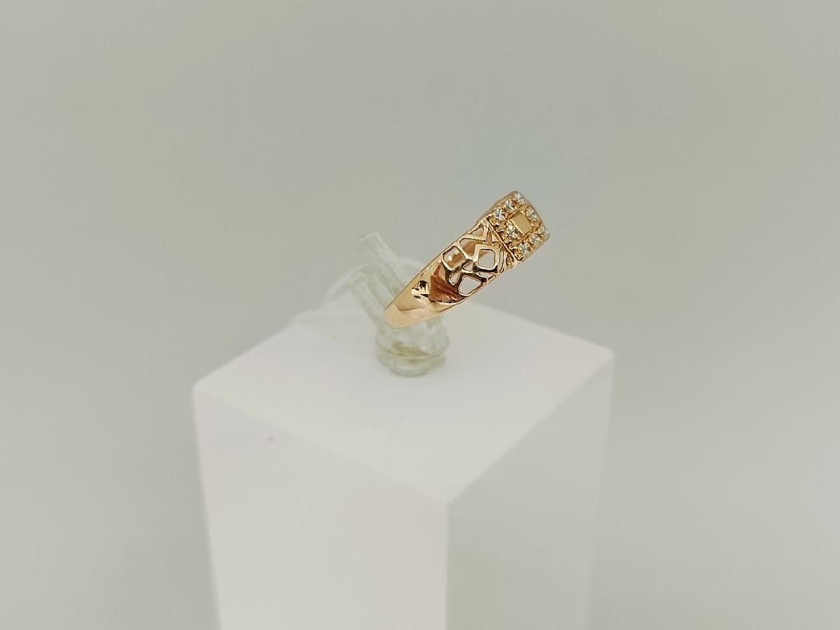 КОЛКМИ585 КОЛЬЦО С КАМНЯМИ (Au 585)