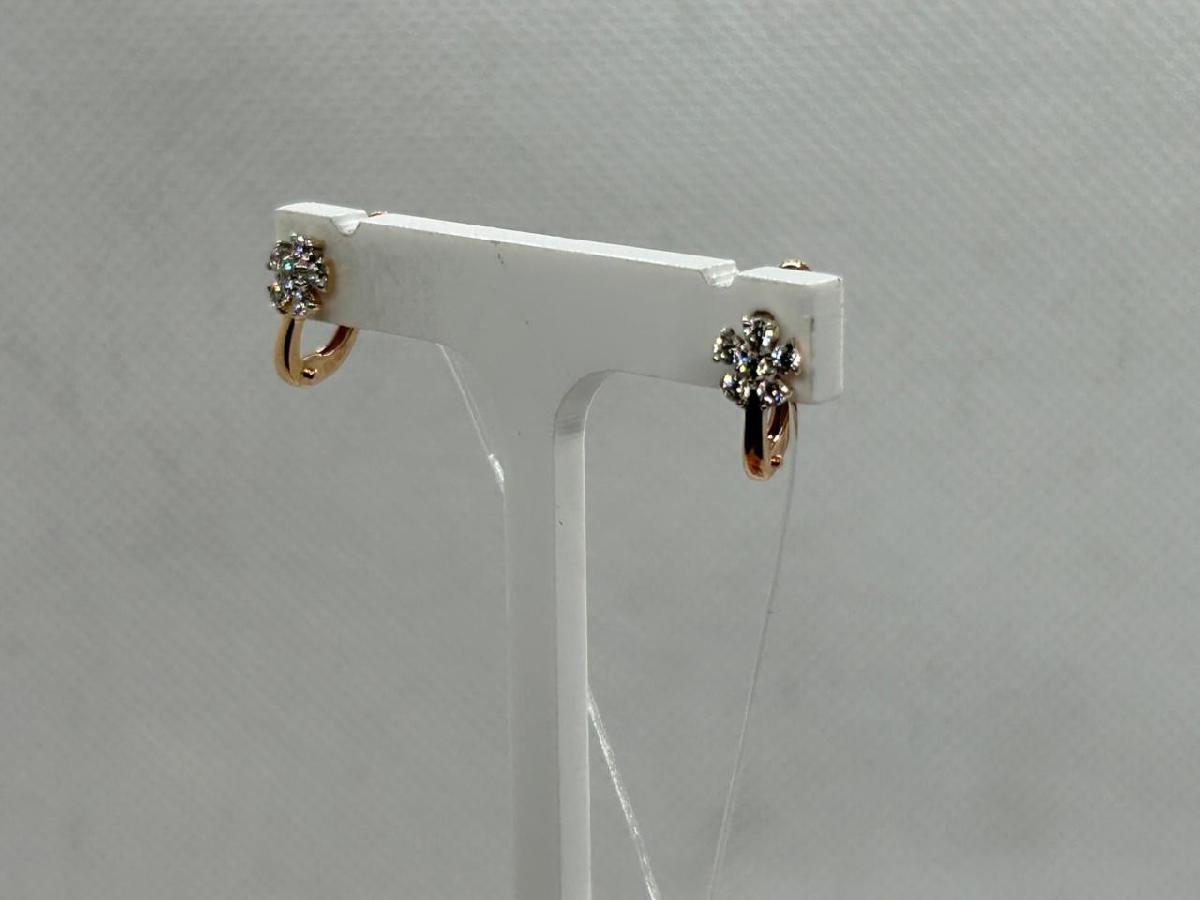 СЕРЬГИ С КАМНЯМИ (Au 585)