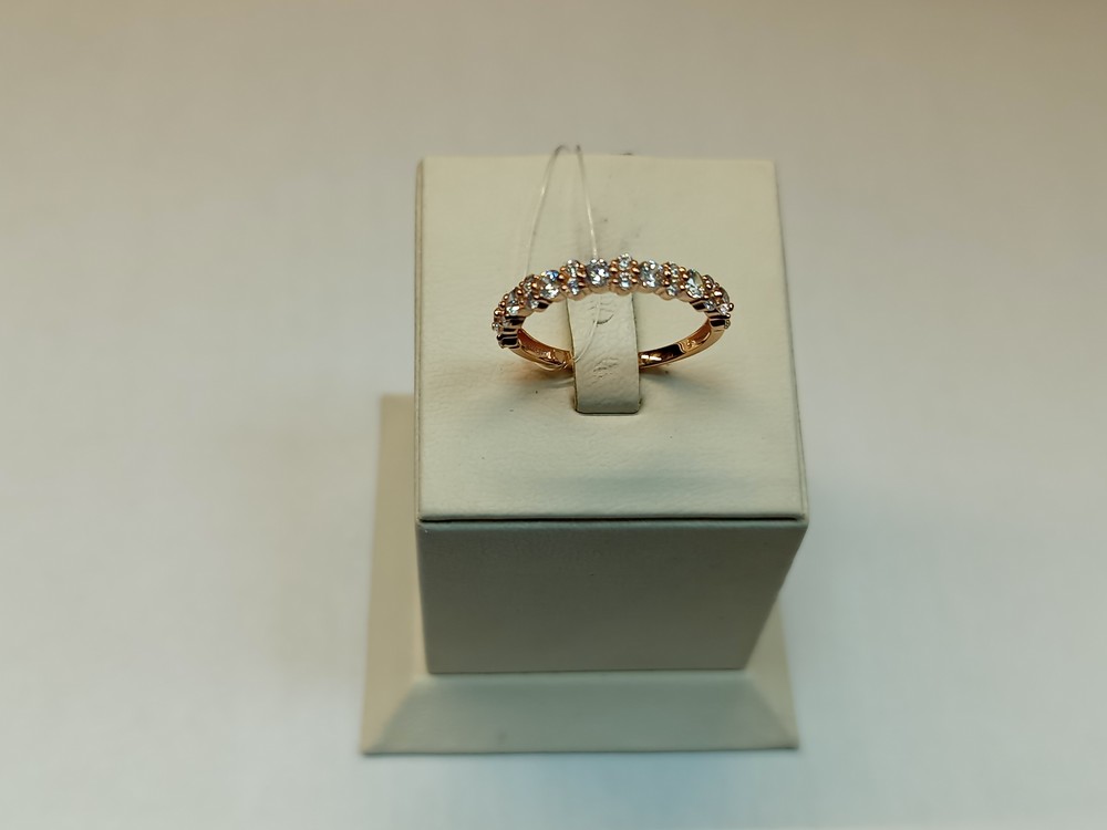 КОЛЬЦО С КАМНЯМИ (Au 585)