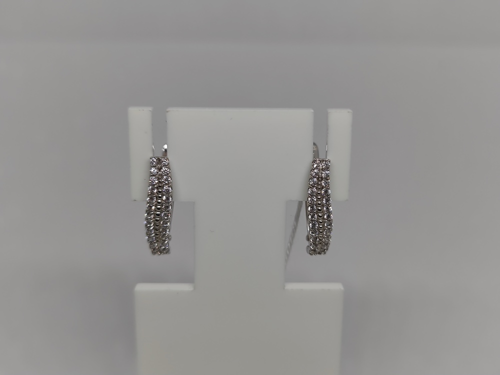 СКМИ585 СЕРЬГИ С КАМНЯМИ (Au 585)