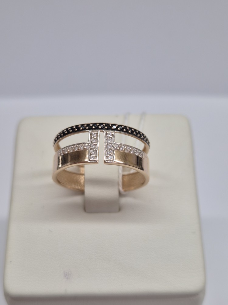 КОЛКМИ585 КОЛЬЦО С КАМНЯМИ (Au 585)