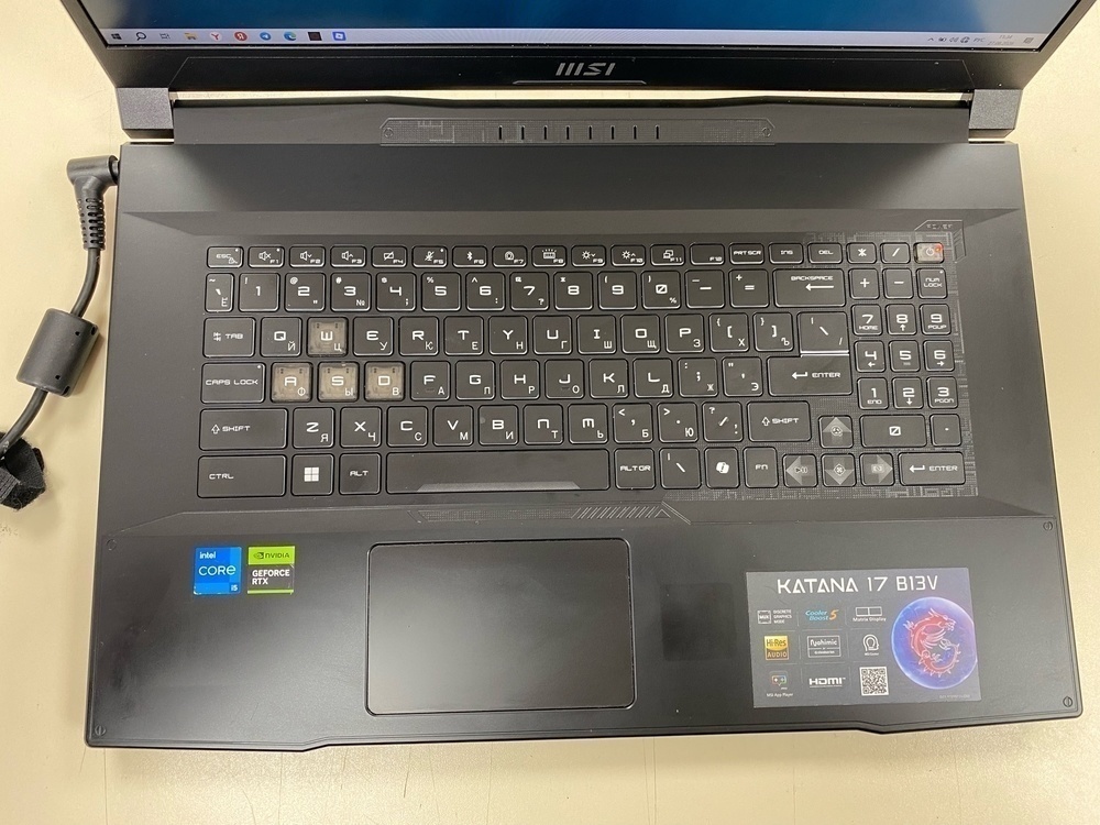 Ноутбук MSI; i5-13450H, GeForce RTX 4050, 16 Гб, 512 GB, Нет