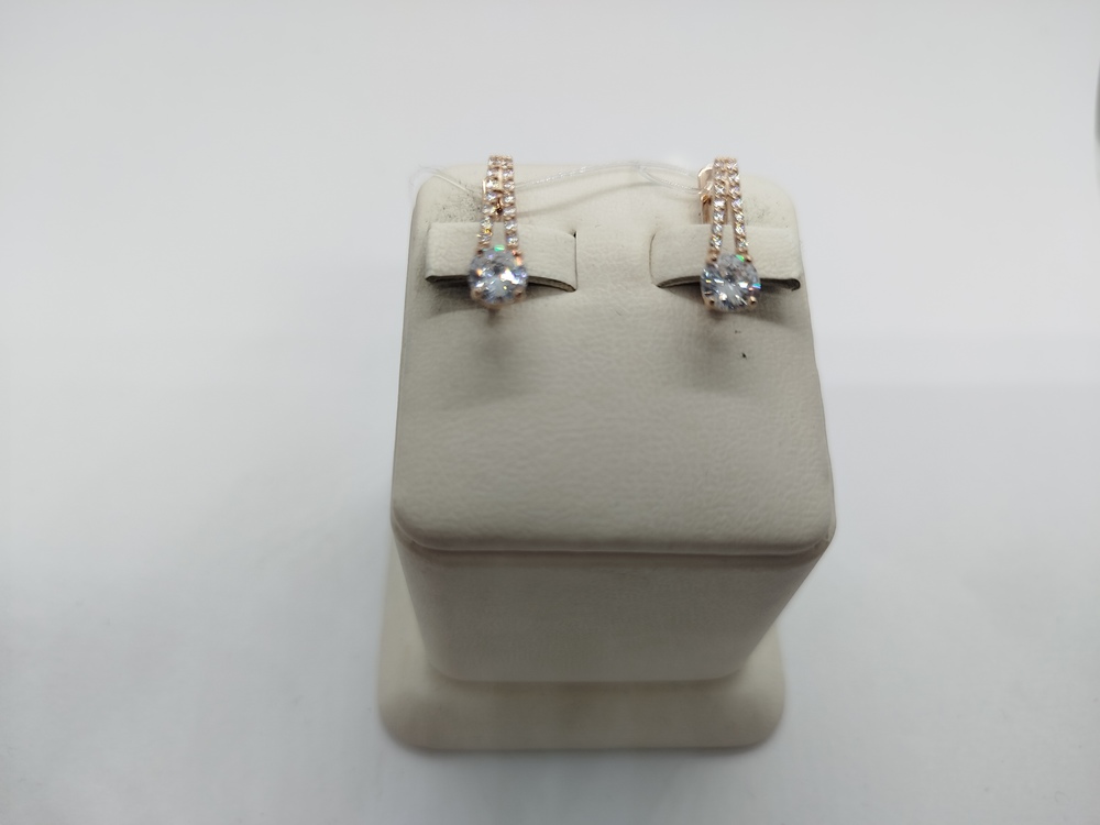 СЕРЬГИ С КАМНЯМИ (Au 585)