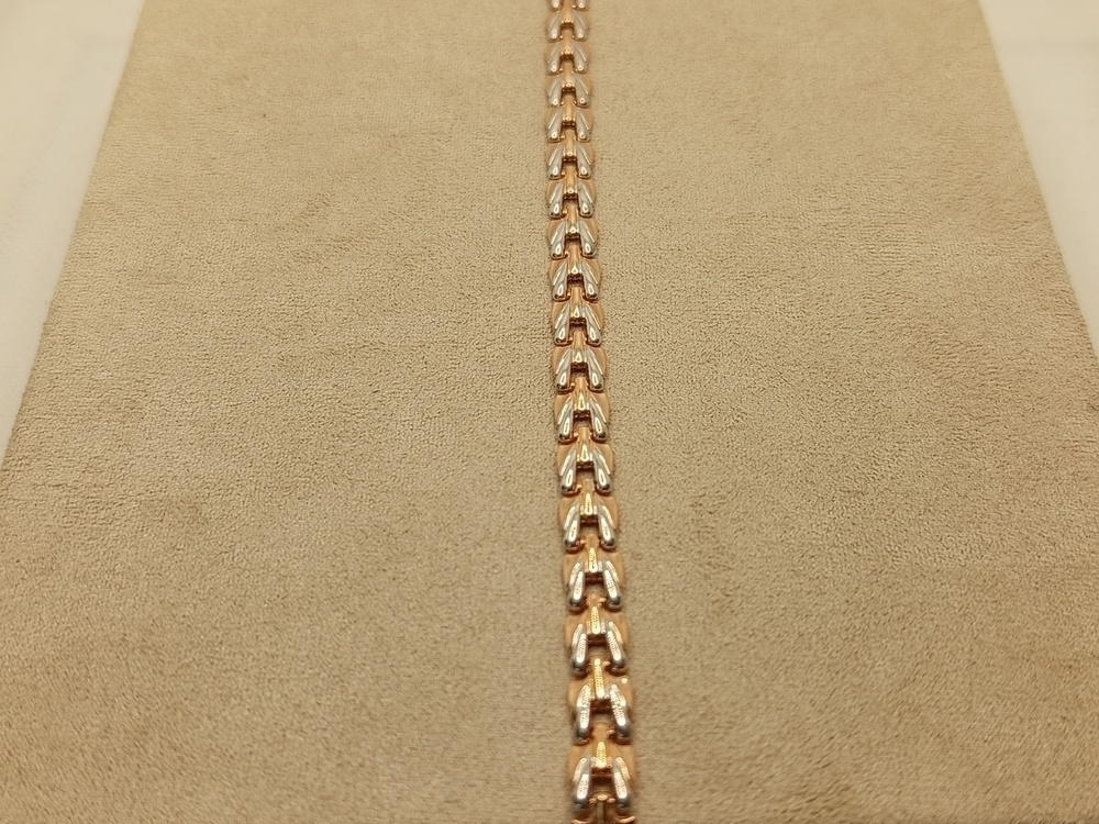 БРАСЛЕТ ПОЛНОВЕСНЫЙ Штамповка Au 585