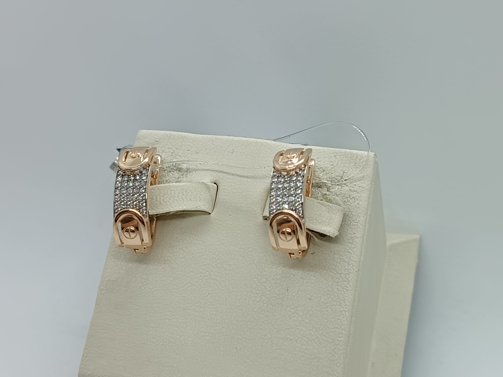 СЕРЬГИ С КАМНЯМИ (Au 585)