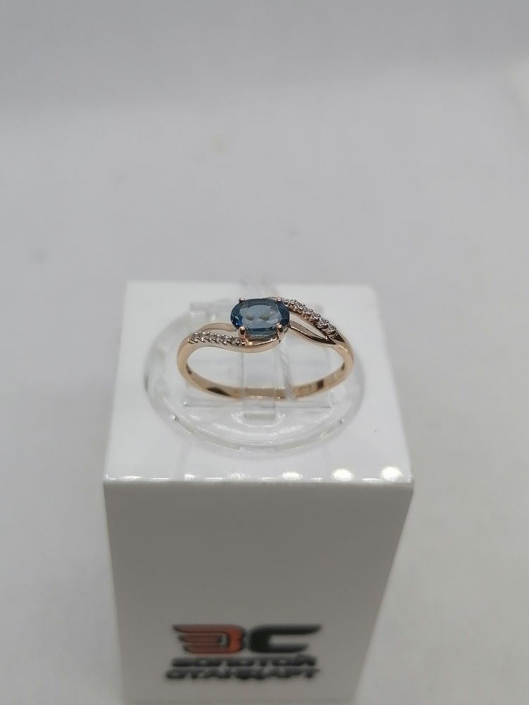 КОЛКМИ585 КОЛЬЦО С КАМНЯМИ (Au 585)