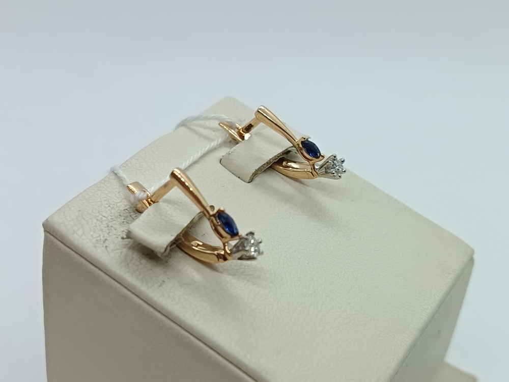 СЕРЬГИ БРИЛЛИАНТ (Au 585)