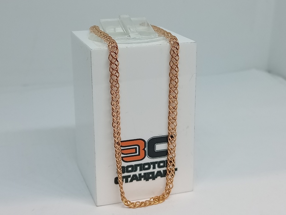 ЦЕПЬ ПОЛНОВЕСНАЯ Ромб двойной (Au 585)