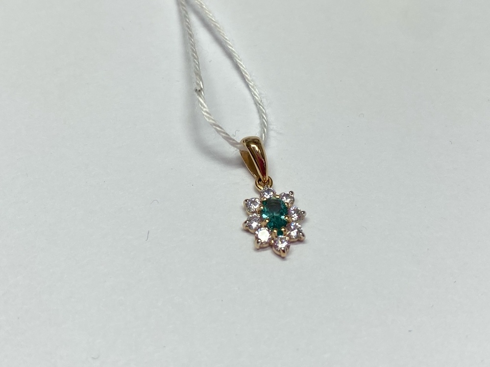 ПОДВЕСКА С КАМНЯМИ (Au 585)