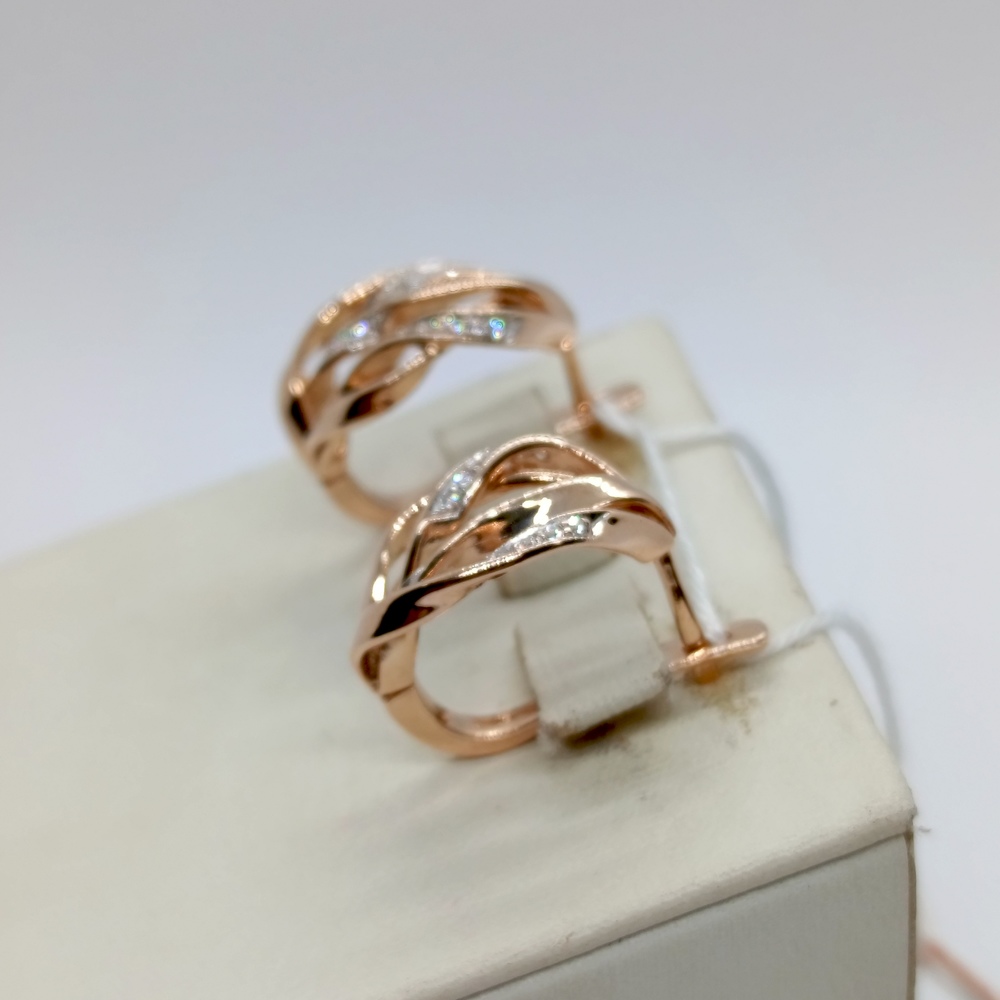 СЕРЬГИ С КАМНЯМИ (Au 585)