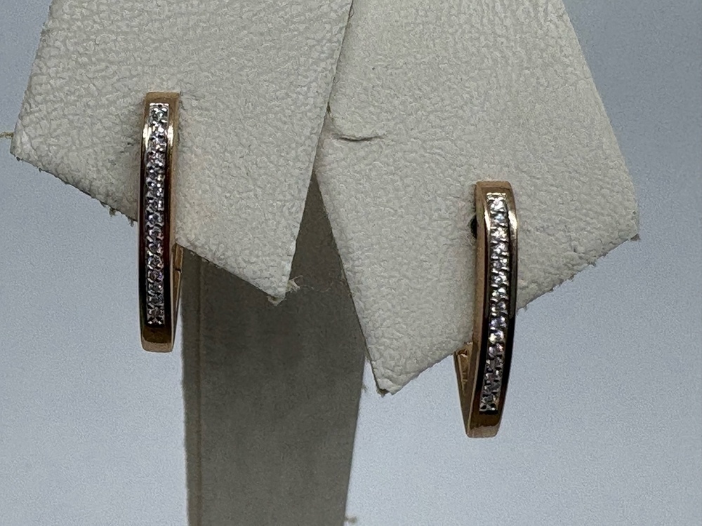 СЕРЬГИ С КАМНЯМИ (Au 585)