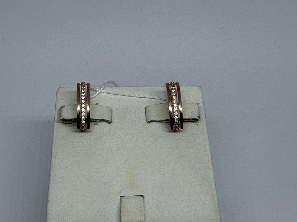 СЕРЬГИ С КАМНЯМИ (Au 375)