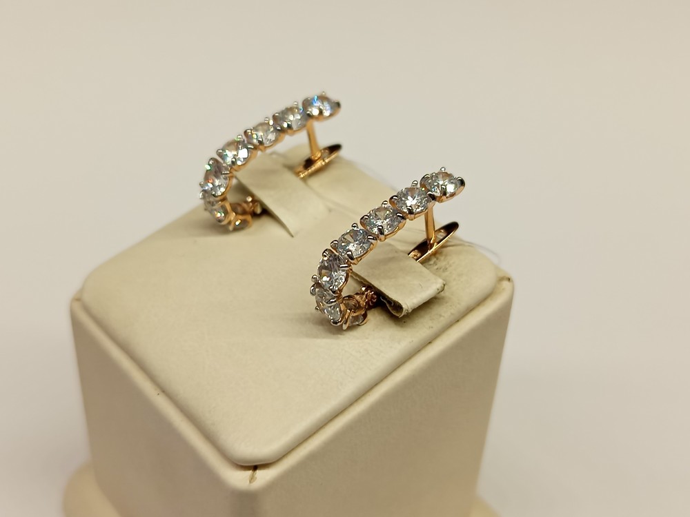 СЕРЬГИ С КАМНЯМИ (Au 585)