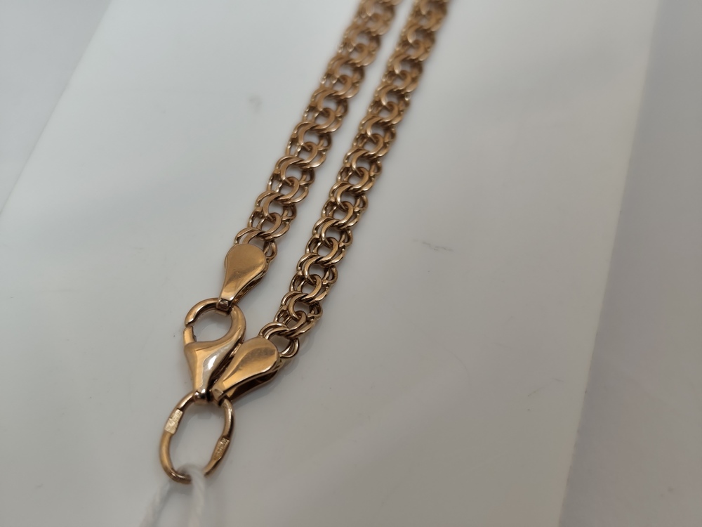 ЦЕПЬ ПОЛНОВЕСНАЯ Бисмарк (Au 585)