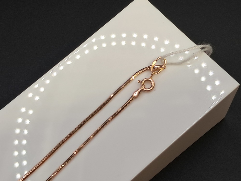 ЦЛЖГ585 ЦЕПЬ ПОЛНОВЕСНАЯ Жгут(снейк) (Au 585)