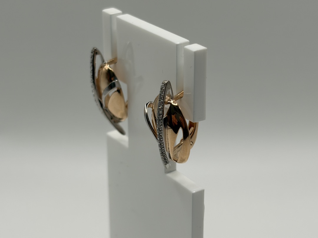 СЕРЬГИ С КАМНЯМИ (Au 585)