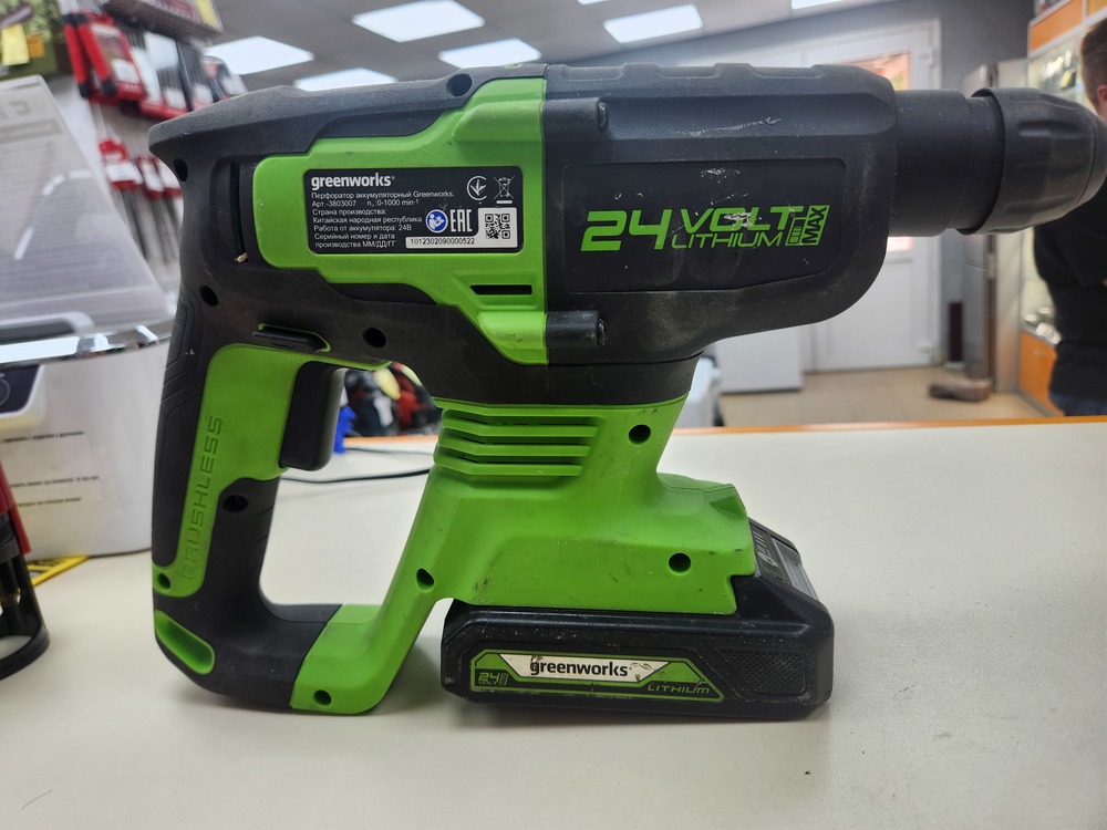 Перфоратор Greenworks GD24SDS2