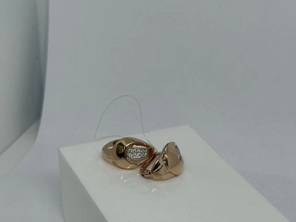 СЕРЬГИ С КАМНЯМИ (Au 585)