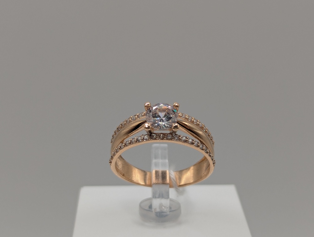 КОЛКМИ585 КОЛЬЦО С КАМНЯМИ (Au 585)