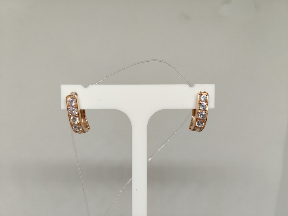 СЕРЬГИ С КАМНЯМИ (Au 585)