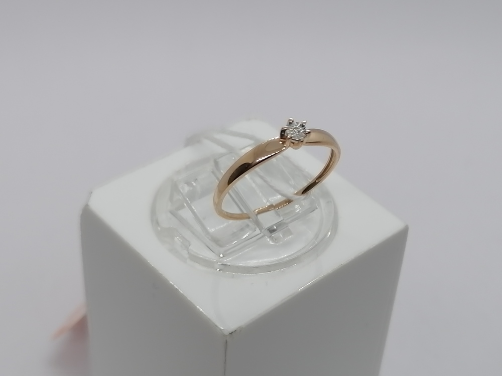 КОЛЬЦО БРИЛЛИАНТ Au 585