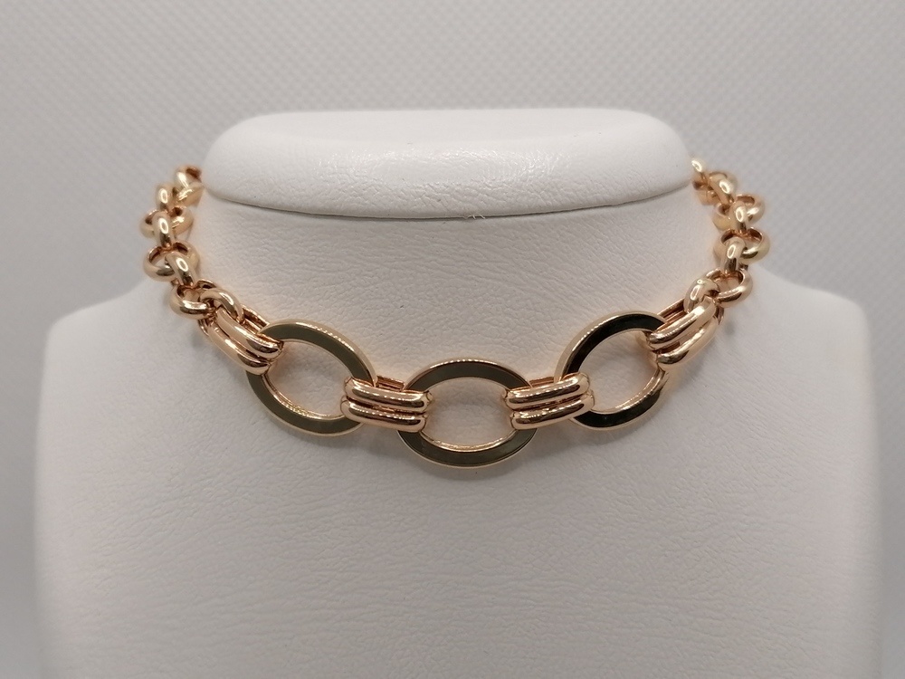 БРАСЛЕТ ПУСТОТЕЛЫЙ Фантазия (Au 585)