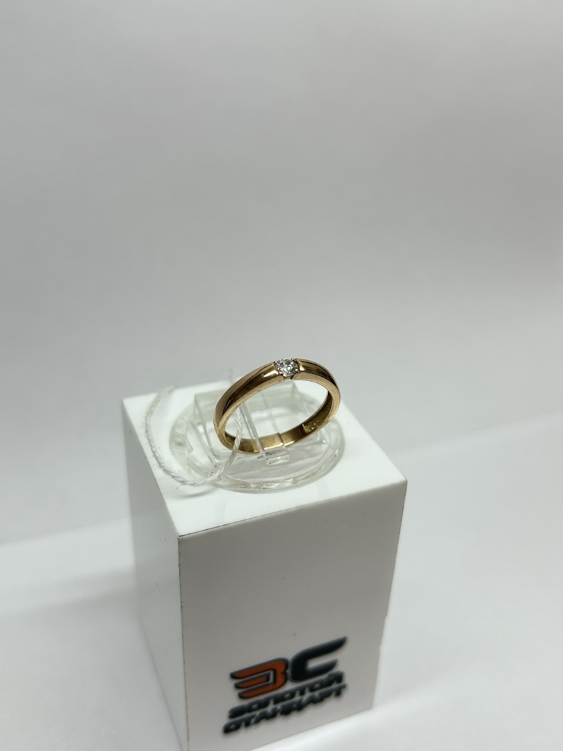 КОЛКМ585 КОЛЬЦО С КАМНЕМ (Au 585)