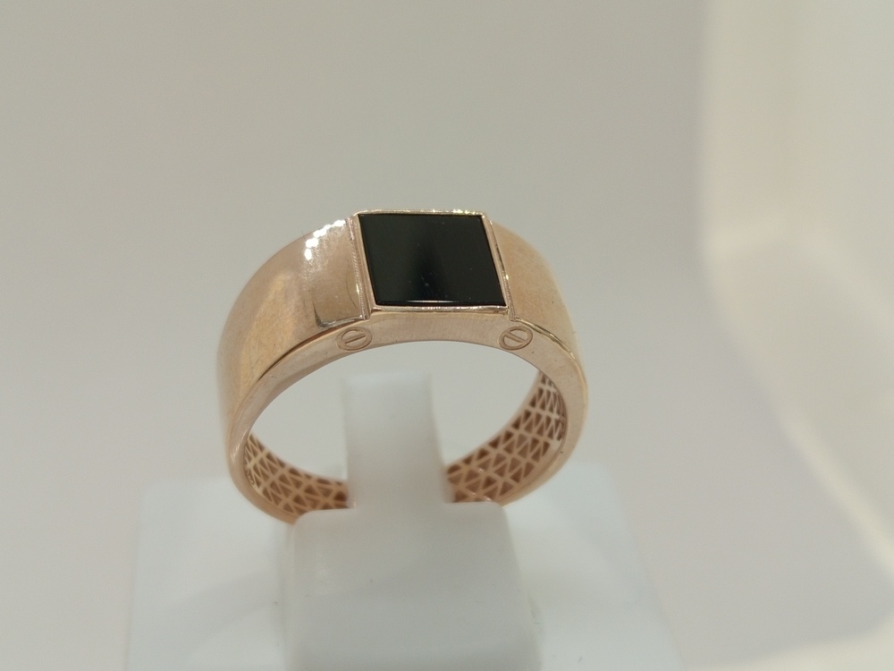 КОЛЬЦО ПЕЧАТКА с камнем (Au 585)