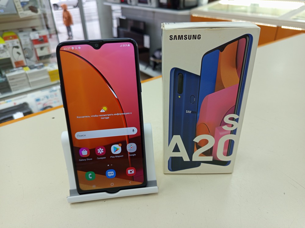 Смартфон Samsung Galaxy A20S 3/32