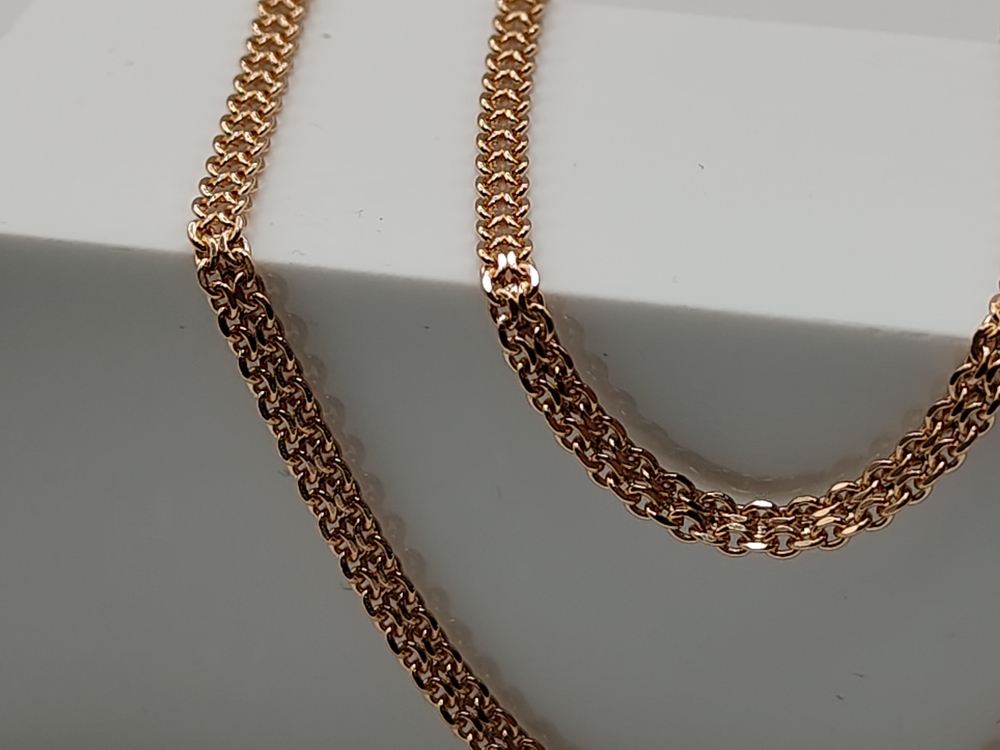 ЦПБМ585 ЦЕПЬ ПУСТОТЕЛАЯ Бисмарк машинный (Au 585)