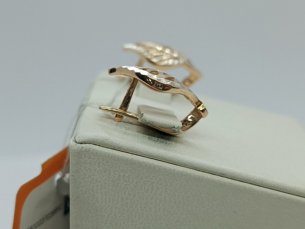 СЕРЬГИ БЕЗ КАМНЯ (Au 585)