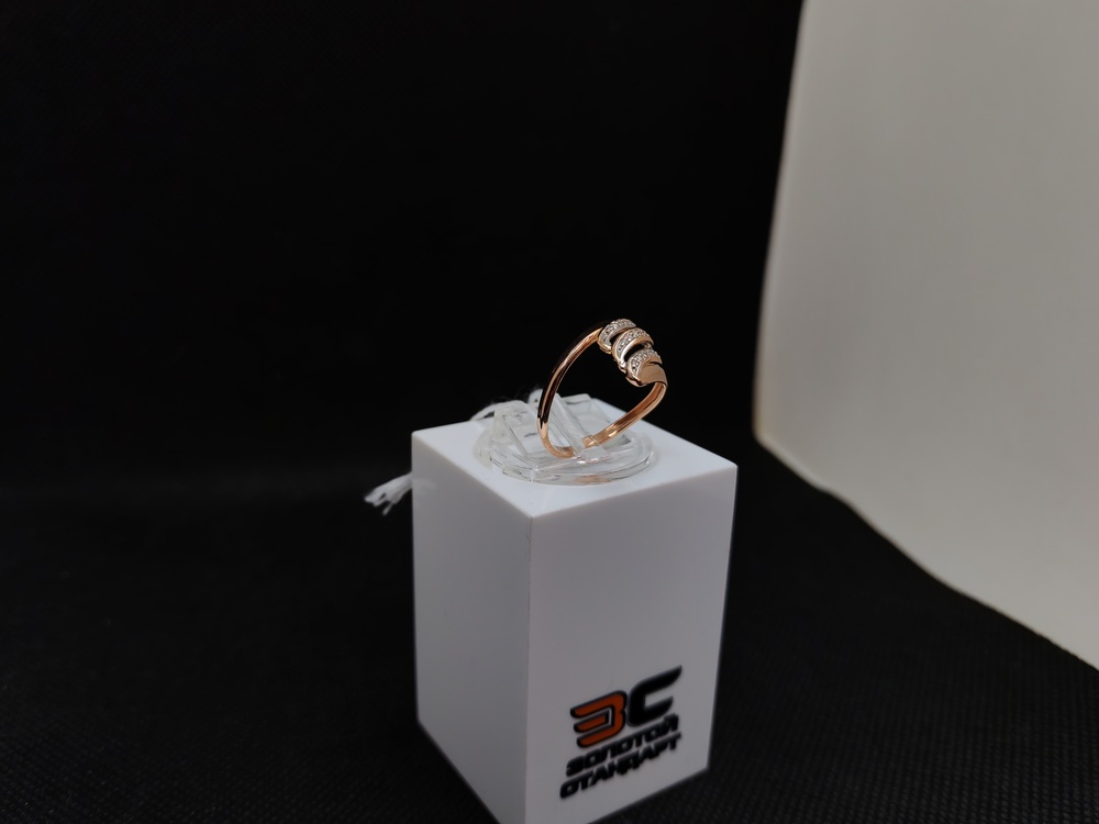 КОЛКМИ585 КОЛЬЦО С КАМНЯМИ (Au 585)