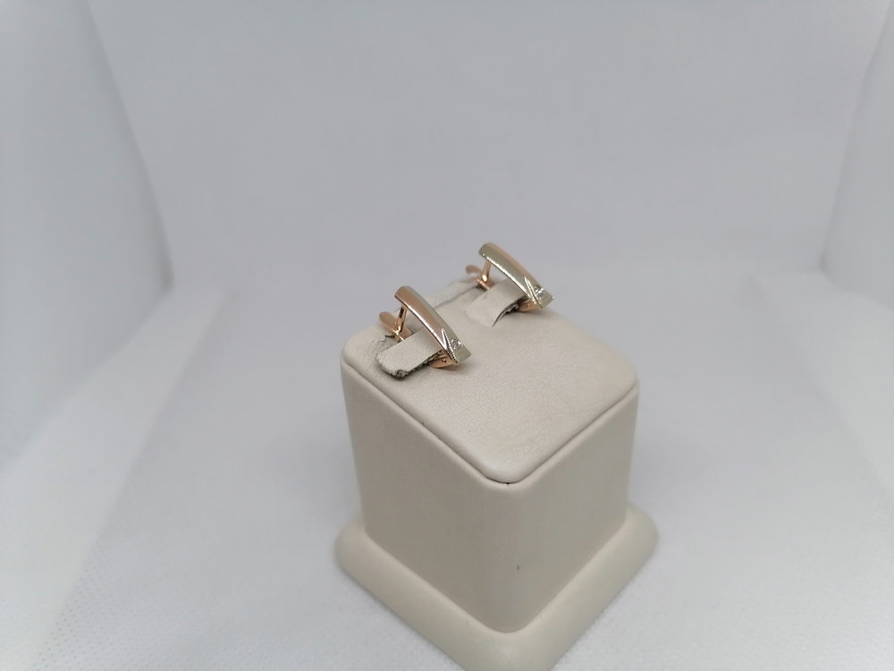 СЕРЬГИ С КАМНЕМ (Au 585)