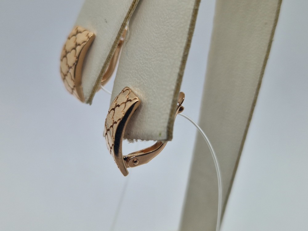 СЕРЬГИ БЕЗ КАМНЯ (Au 585)