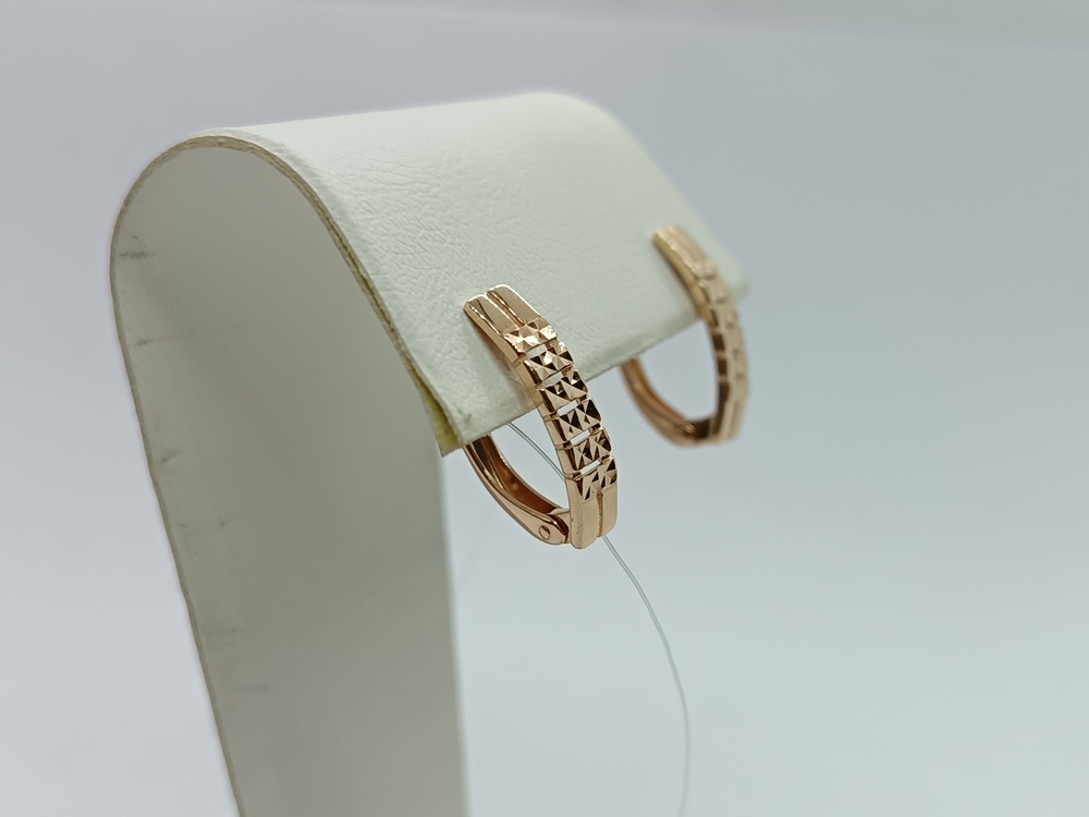 СЕРЬГИ БЕЗ КАМНЯ (Au 585)